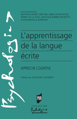 L’apprentissage de la langue écrite