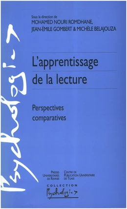 L'apprentissage de la lecture