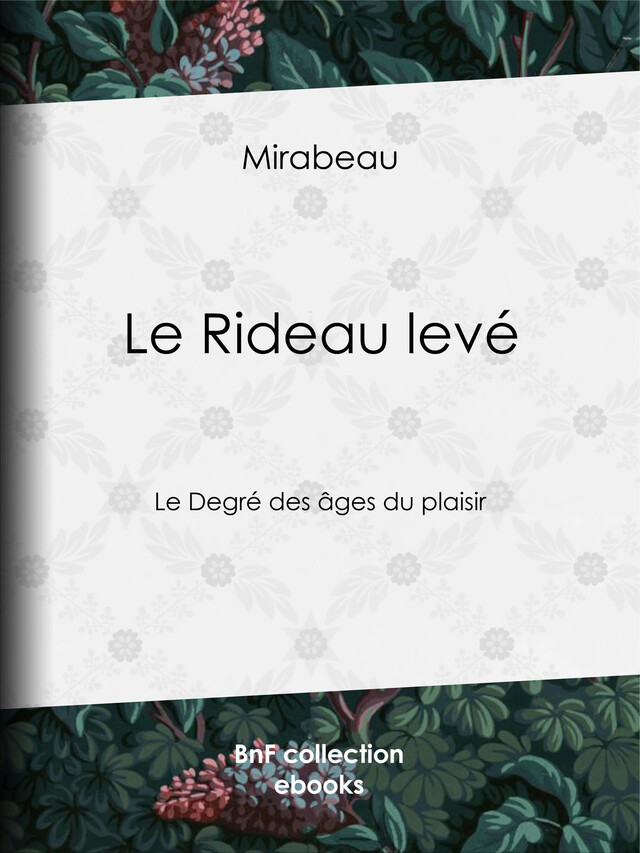 Le Rideau levé -  Mirabeau - BnF collection ebooks