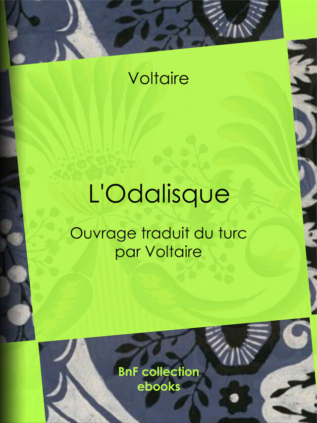 L'Odalisque -  Voltaire - BnF collection ebooks