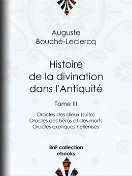 Histoire de la divination dans l'Antiquité