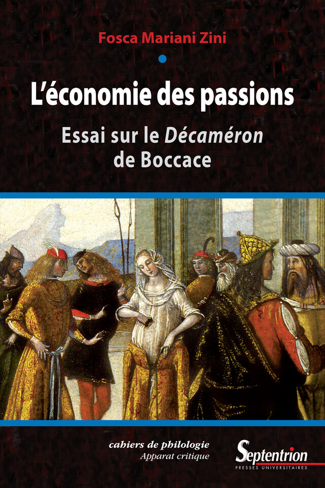 L'économie des passions - Fosca Mariani Zini - Presses Universitaires du Septentrion