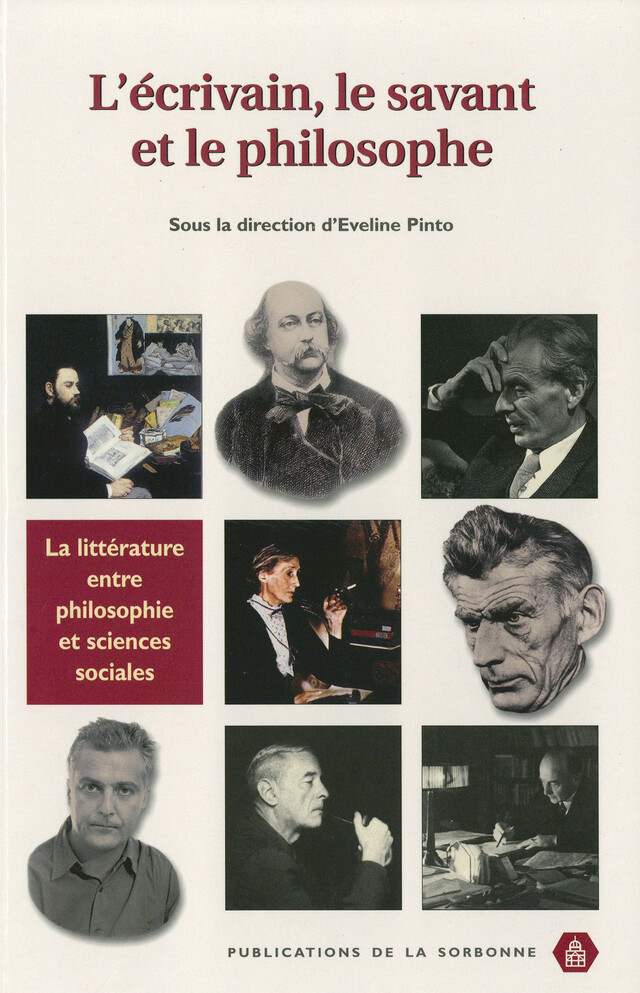 L'écrivain, le savant et le philosophe -  - Éditions de la Sorbonne