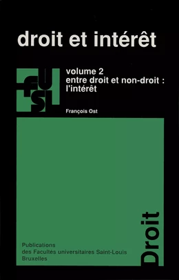 Droit et intérêt - vol. 2