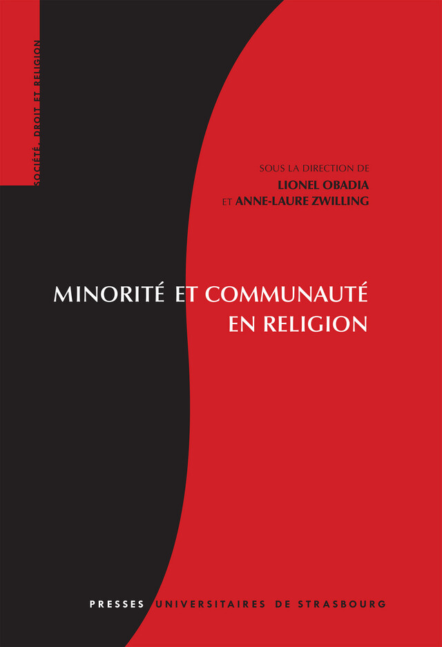 Minorité et communauté en religion -  - Presses universitaires de Strasbourg