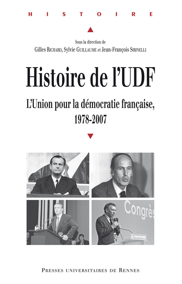 Histoire de l'UDF -  - Presses universitaires de Rennes