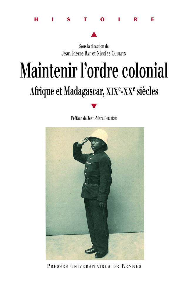 Maintenir l’ordre colonial -  - Presses universitaires de Rennes
