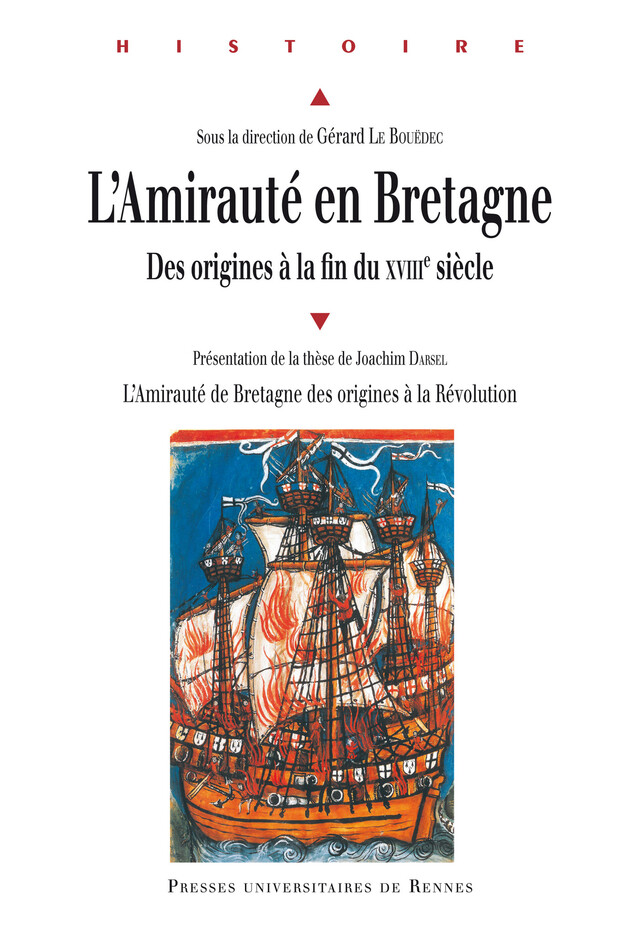 L'Amirauté en Bretagne -  - Presses universitaires de Rennes