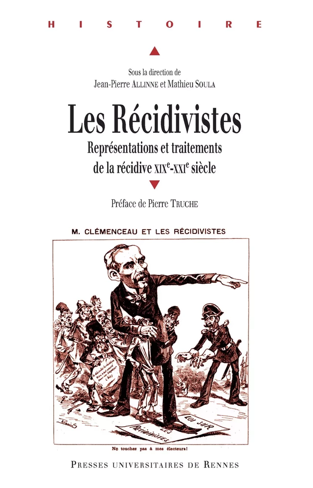 Les récidivistes -  - Presses universitaires de Rennes