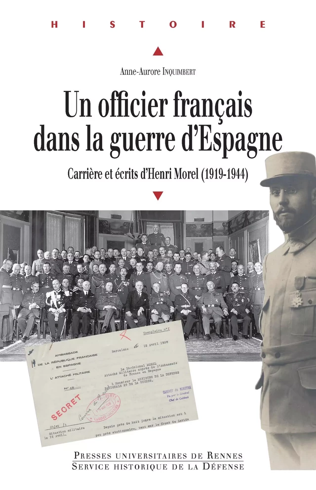 Un officier français dans la guerre d’Espagne - Anne Aurore Inquimbert - Presses universitaires de Rennes