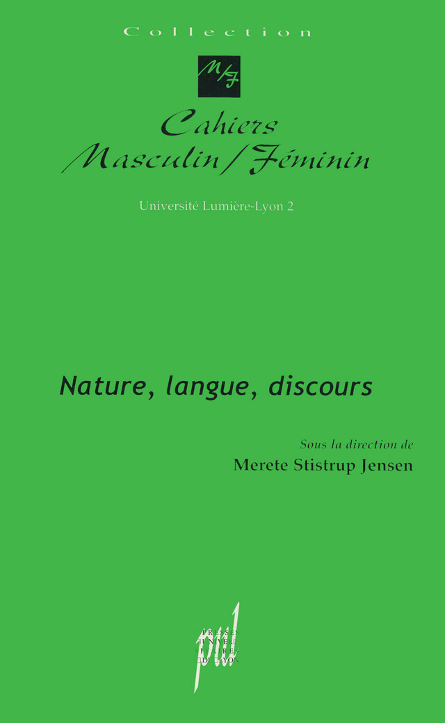 Nature, langue, discours -  - Presses universitaires de Lyon