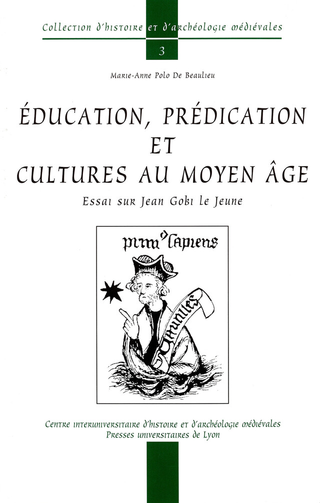 Éducation, prédication et cultures au Moyen Âge - Marie-Anne Polo de Beaulieu - Presses universitaires de Lyon