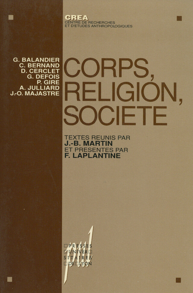 Corps, religion, société -  - Presses universitaires de Lyon