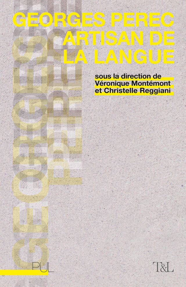 Georges Perec artisan de la langue -  - Presses universitaires de Lyon