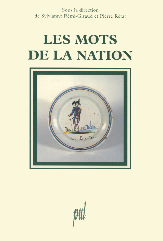 Les Mots de la nation -  - Presses universitaires de Lyon