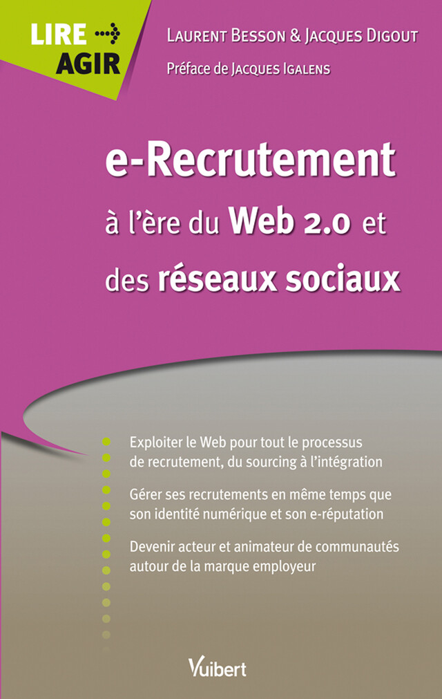 e-Recrutement à l'ère du Web 2.0 et des réseaux sociaux - Jacques Digout, Laurent Besson - Vuibert