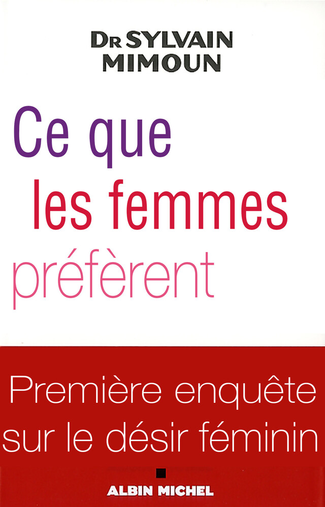 Ce que les femmes préfèrent - Dr Sylvain Mimoun, Bernadette Costa-Prades - Albin Michel