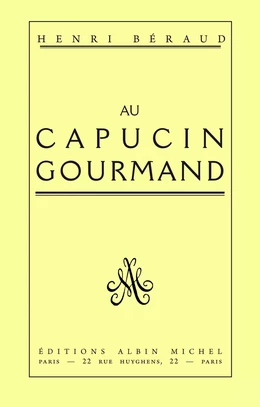 Au Capucin Gourmand