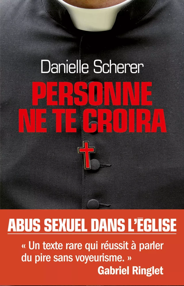 Personne ne te croira - Danielle Scherer - Albin Michel