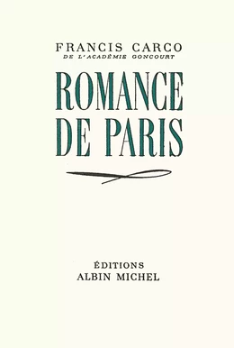 Romance de Paris