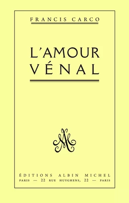 L'Amour vénal