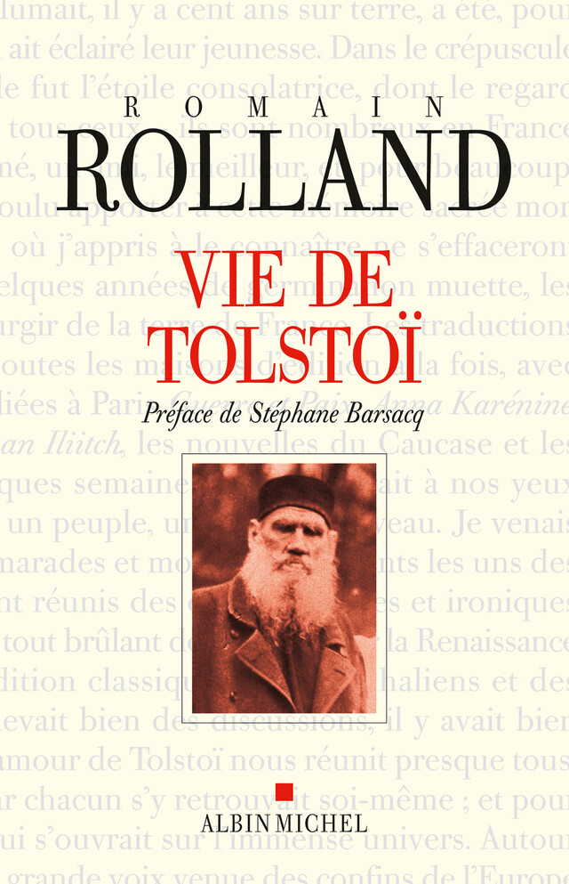 Vie de Tolstoï - Romain Rolland - Albin Michel