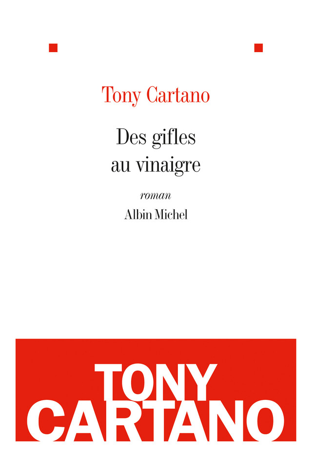 Des gifles au vinaigre - Tony Cartano - Albin Michel