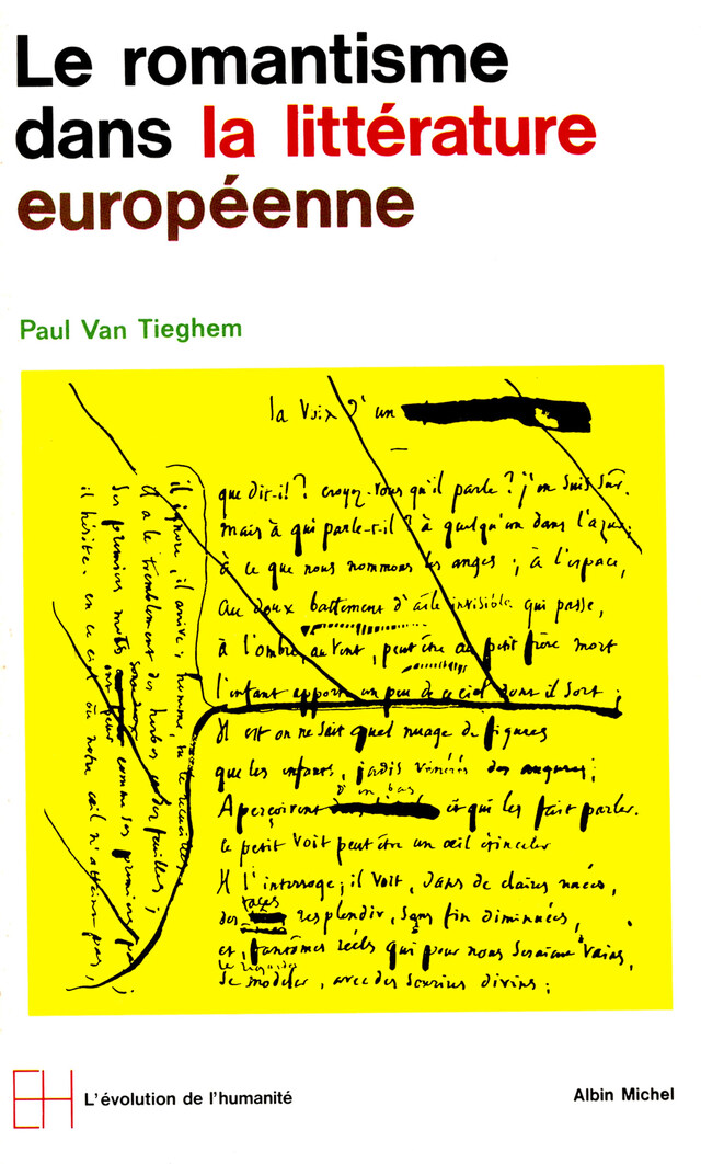 L'ère romantique - tome 1 - Paul Van Tieghem - Albin Michel