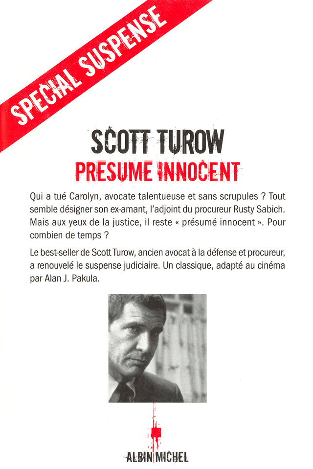 Présumé innocent - Scott Turow - Albin Michel