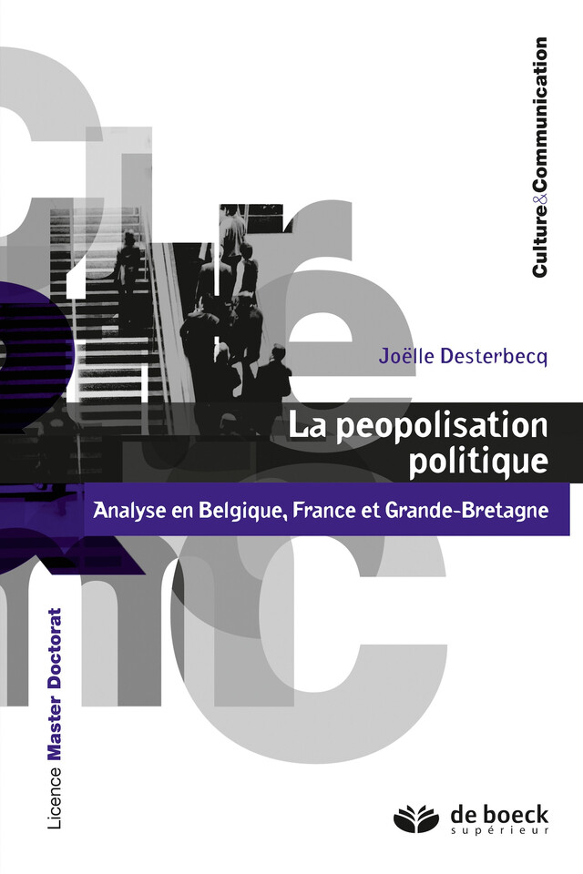 La peopolisation politique - Joëlle Desterbecq - De Boeck Supérieur