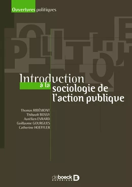 Introduction à la sociologie de l'action publique