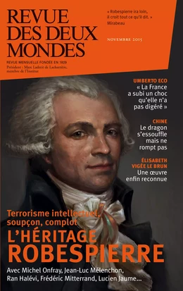 Revue des Deux Mondes novembre 2015