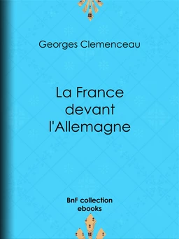 La France devant l'Allemagne