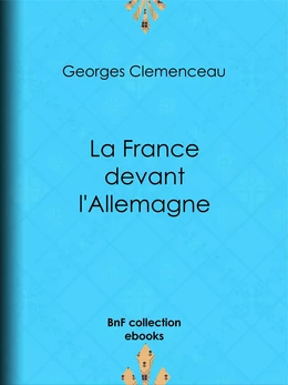 La France devant l'Allemagne