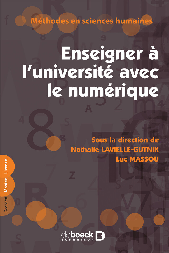 Enseigner à l'université avec le numérique - Luc MASSOU, Nathalie Lavielle-Gutnik - De Boeck Supérieur