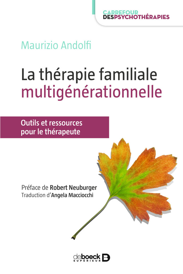 La thérapie familiale multigénérationnelle : Outils pour le thérapeute - Maurizio Andolfi - De Boeck Supérieur