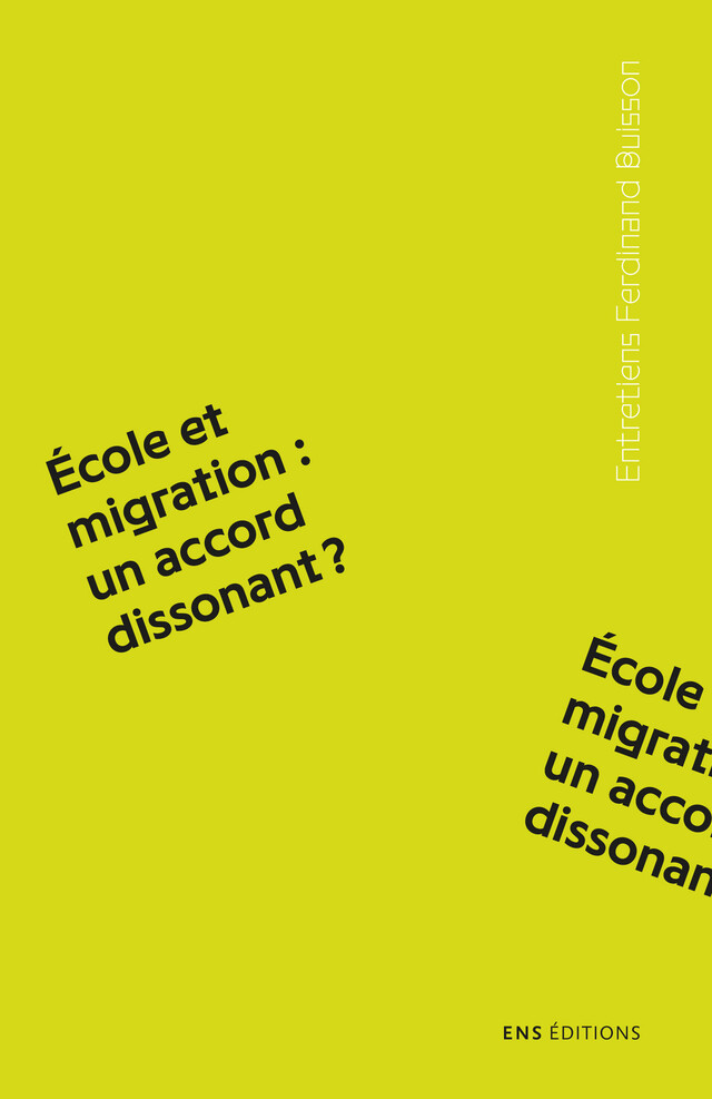 École et migration : un accord dissonant ? -  - ENS Éditions