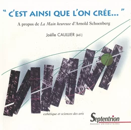 "C’est ainsi que l’on crée..."