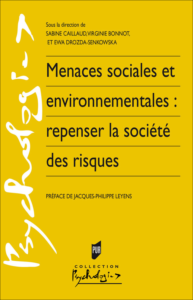 Menaces sociales et environnementales : repenser la société des risques -  - Presses universitaires de Rennes