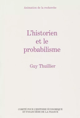 L’historien et le probabilisme