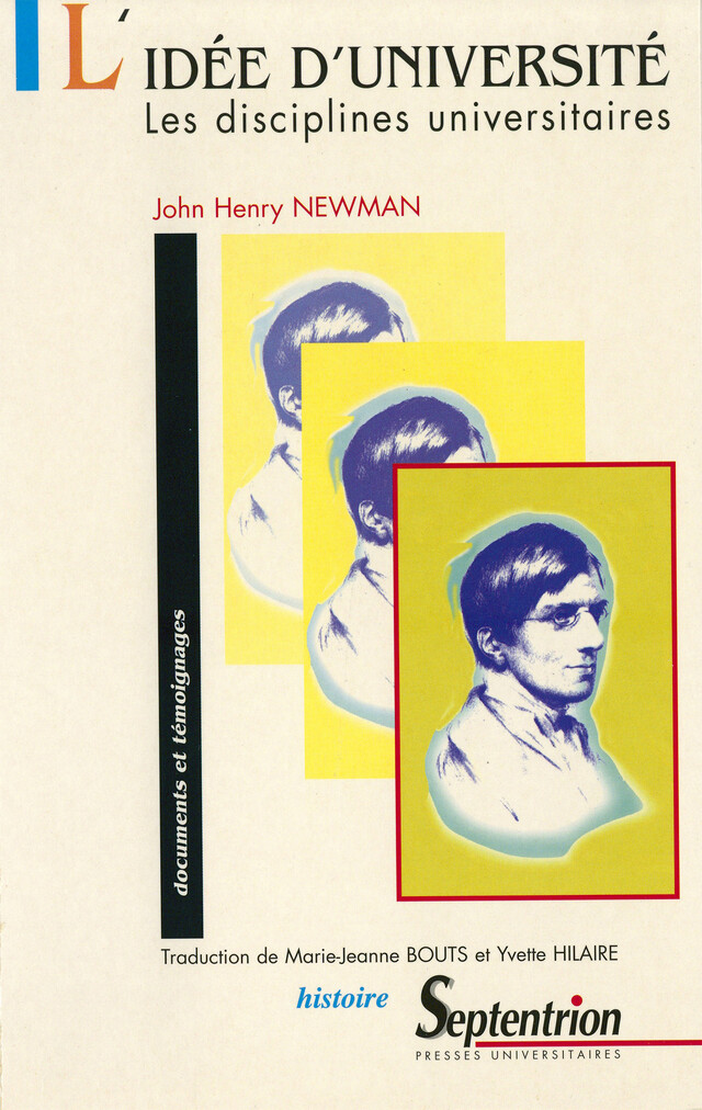 L’idée d’université - John Henry Newman - Presses Universitaires du Septentrion