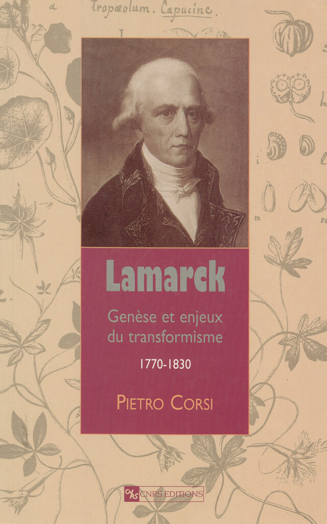 Lamarck - Pietro Corsi - CNRS Éditions via OpenEdition