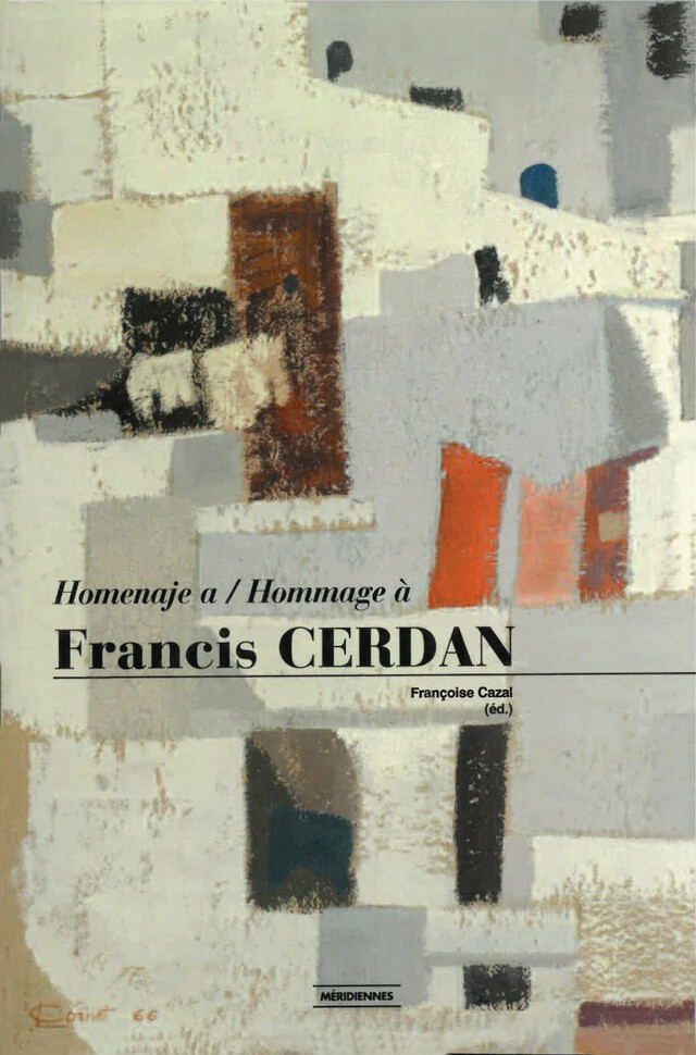 Hommage à Francis Cerdan / Homenaje a Francis Cerdan -  - Presses universitaires du Midi