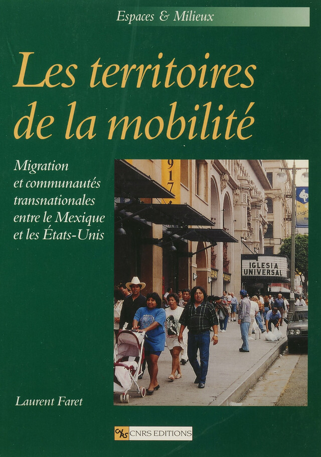 Les territoires de la mobilité - Laurent Faret - CNRS Éditions via OpenEdition