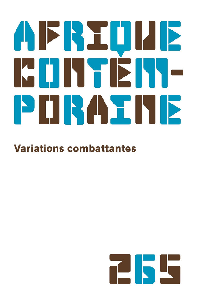 Afrique contemporaine n° 265 -  Collectif - Revues De Boeck Supérieur