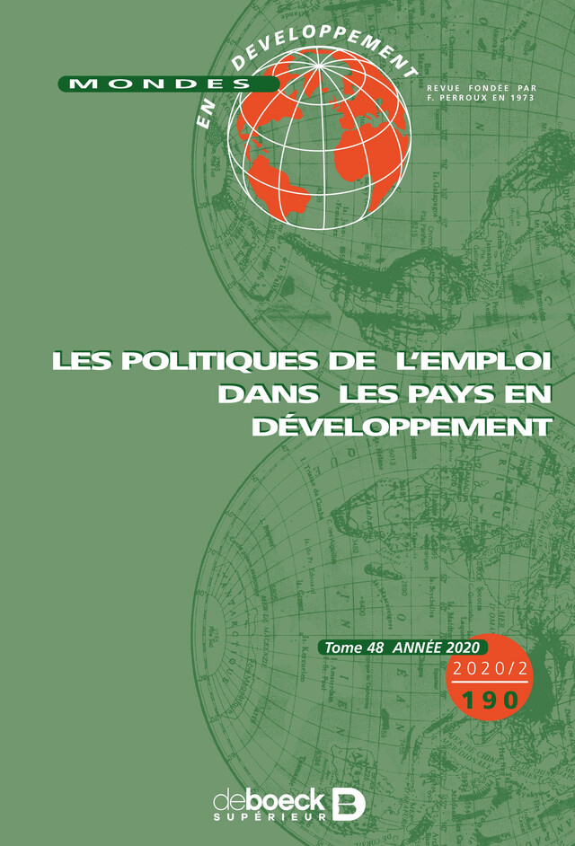 Mondes en développement n° 190 -  Collectif - Revues De Boeck Supérieur