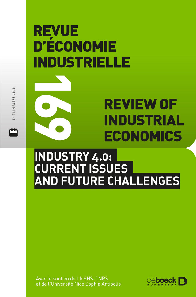 Revue d'économie industrielle n° 169 -  Collectif - Revues De Boeck Supérieur