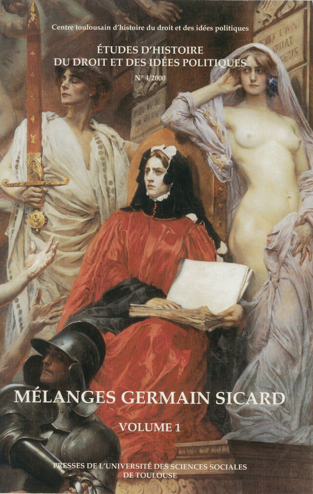 Mélanges Germain Sicard - Germain Sicard - Presses de l’Université Toulouse 1 Capitole