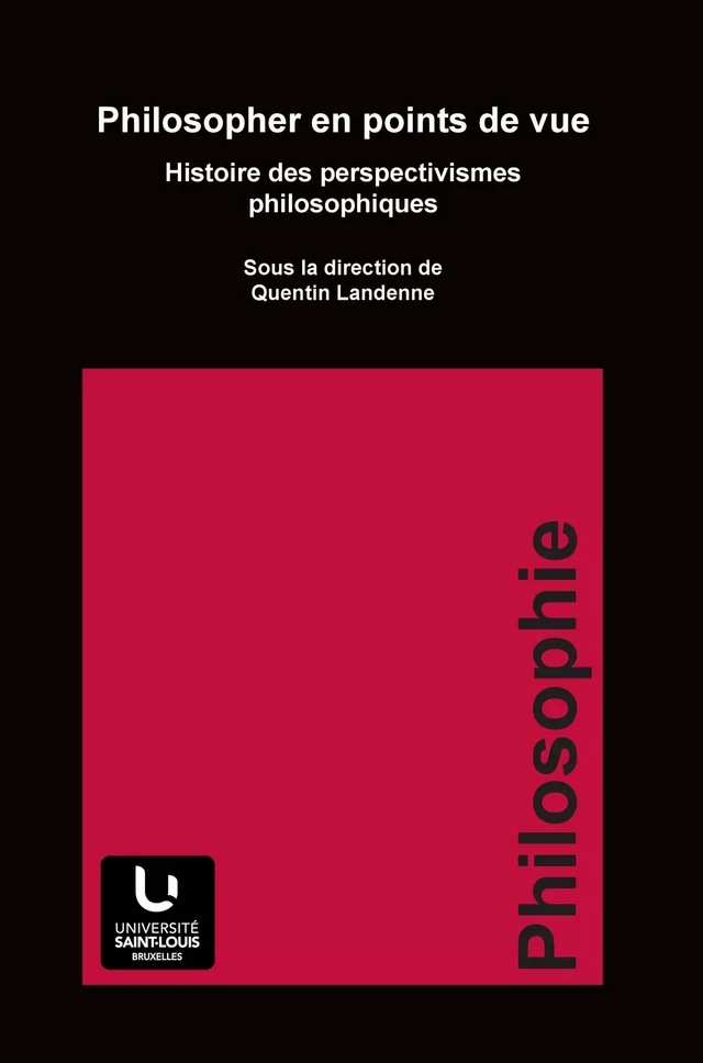 Philosopher en points de vue -  - Presses universitaires Saint-Louis Bruxelles