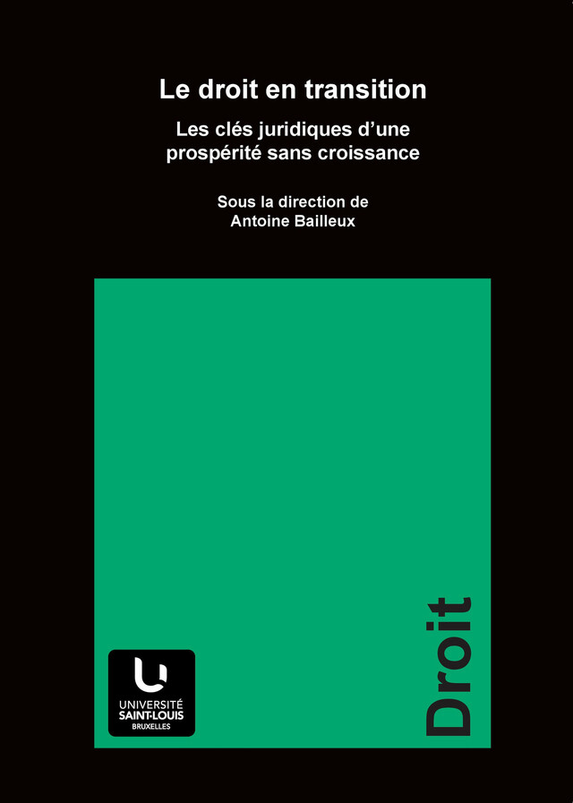 Le droit en transition -  - Presses de l’Université Saint-Louis